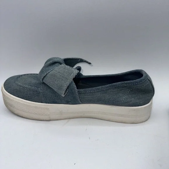 G By Guess Shoes Womens Sz 8M Blue‎ White Slip Ons - Picture 5 of 7